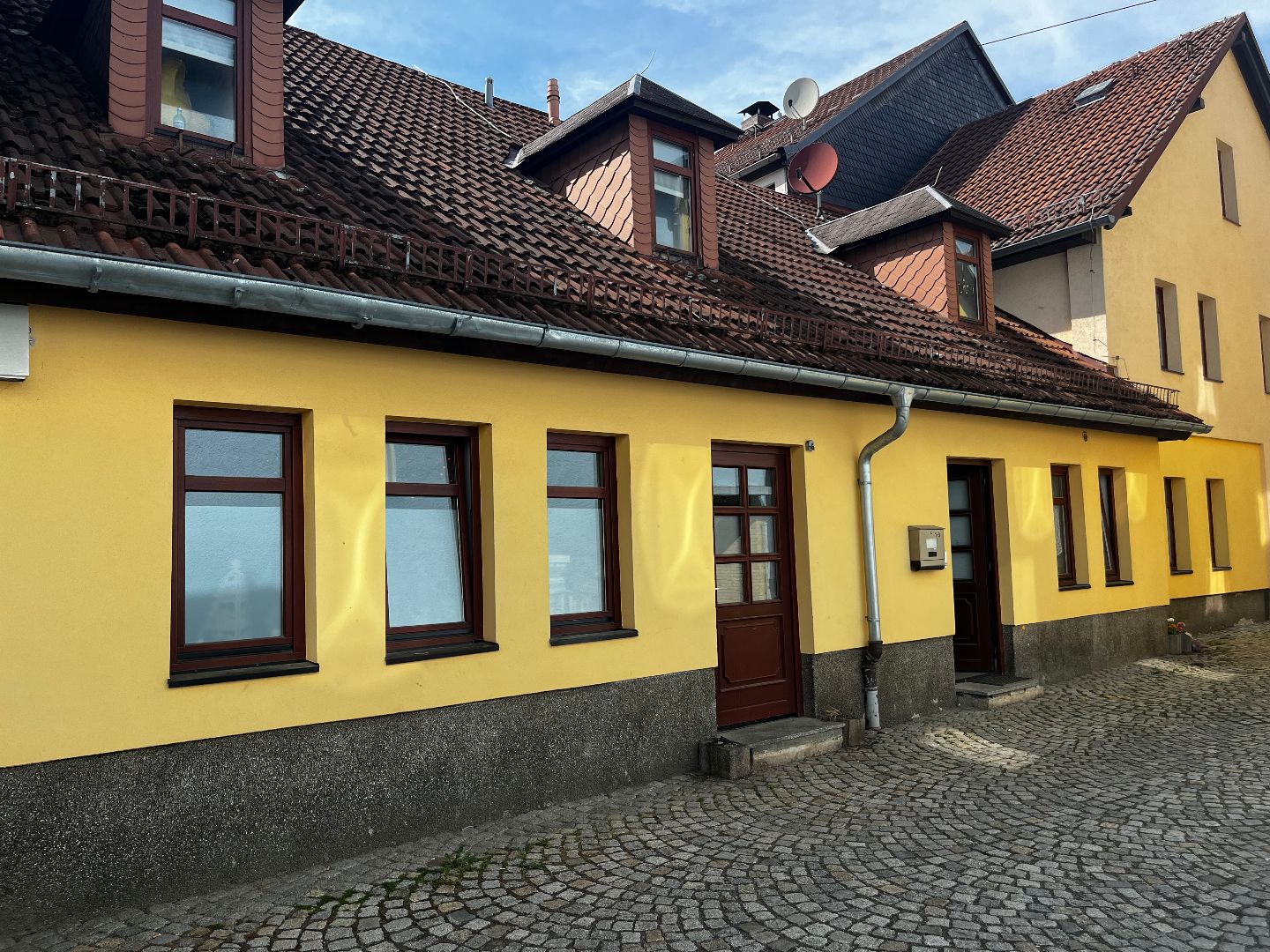 Straßenansicht von der Magedeburger Gasse aus
Eingang für WE OG