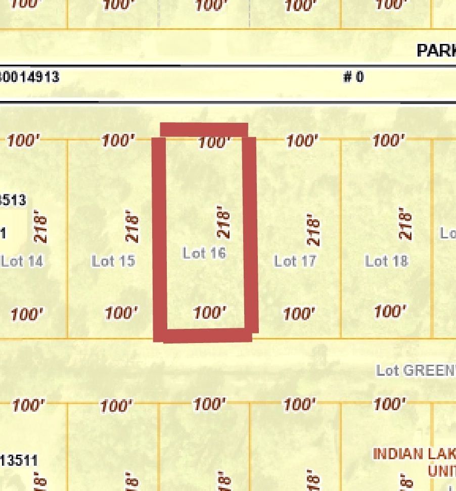 Flurkarte Teilausschnitt