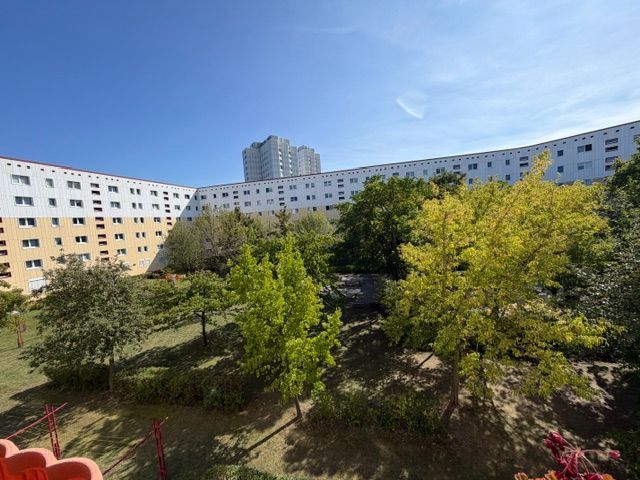 Blick vom Balkon